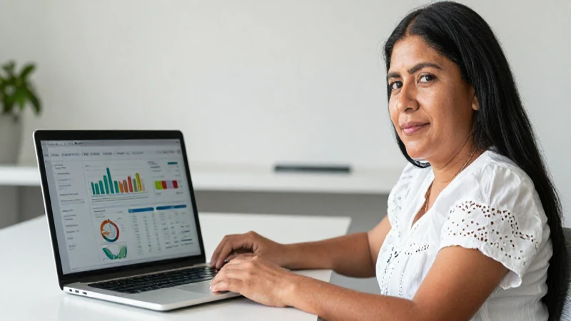Cómo aprovechar Heat Extranet en México con SEC Sky 5 Persona mestiza trabaja con datos bajo luz natural