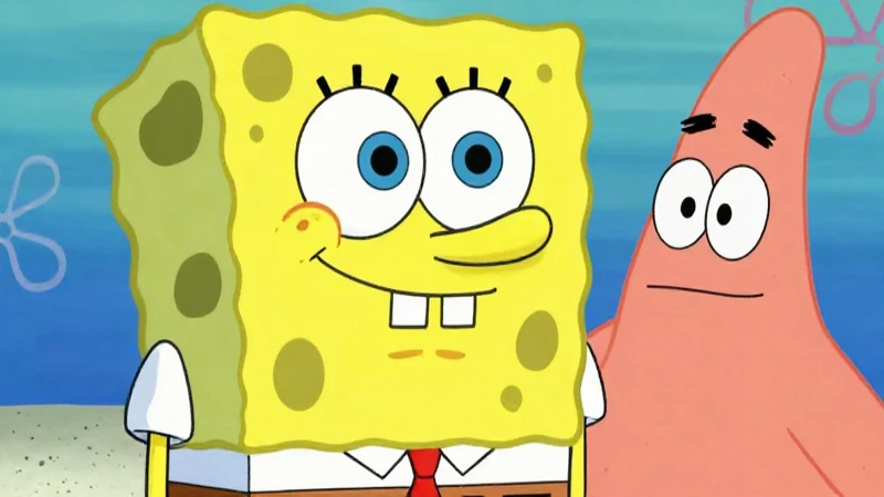 Bob Esponja es caricatura alegre y colorida