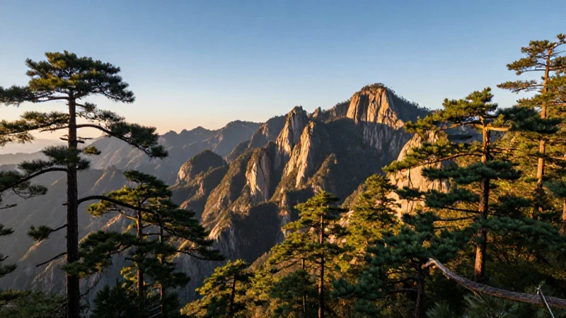Impresionante paisaje montañoso mexicano al atardecer