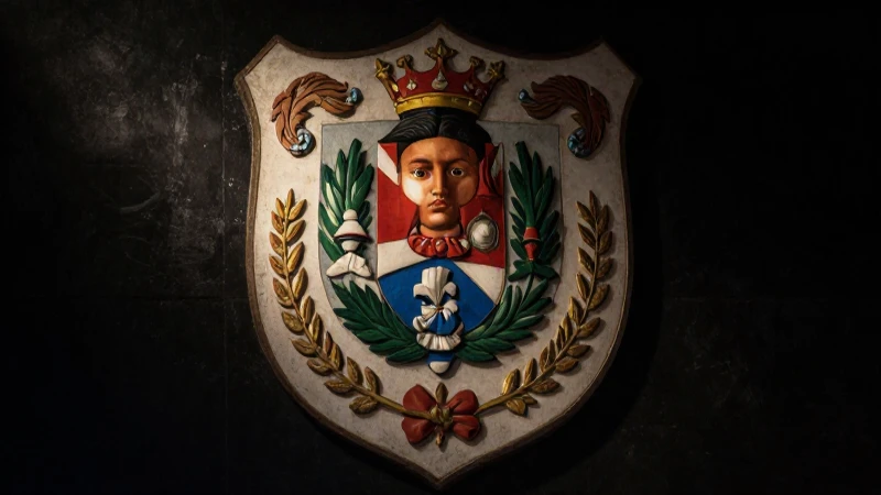 Escudo mestizo, barroco y dramático