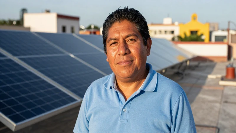 Un mexicano mestizo bajo cálida luz solar