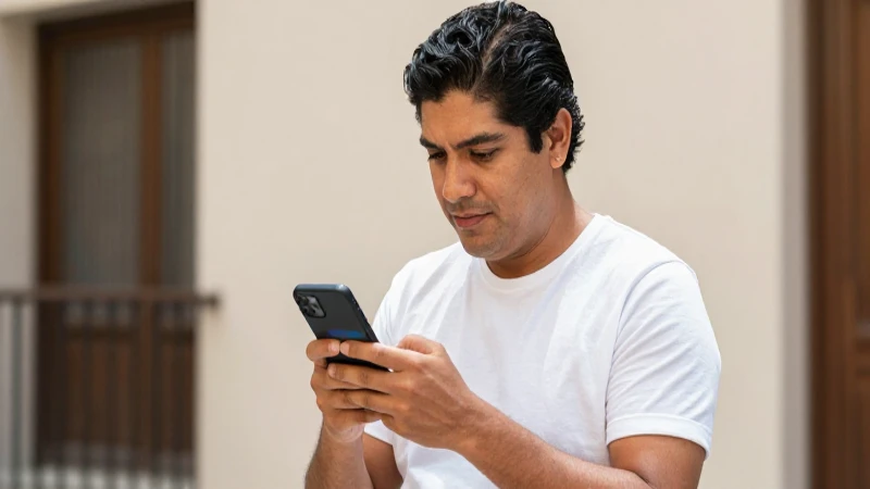 Speedtest Izzi: La Mejor para Medir Internet en México 3 Mexicana con piel bronceada usa smartphone al sol
