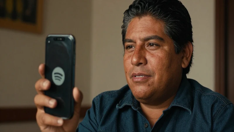 Mexicana, mestiza, smartphone y luz cálida