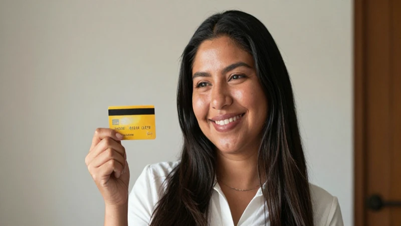 Cómo obtener efectivo con tu Tarjeta de Crédito Coppel 5 Mujer mestiza sonriente con tarjeta Coppel