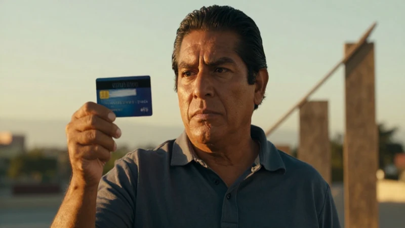 Mexicano con tarjeta, éxito financiero visualmente atractivo
