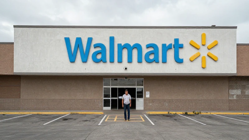 Un mexicano en un Walmart abandonado