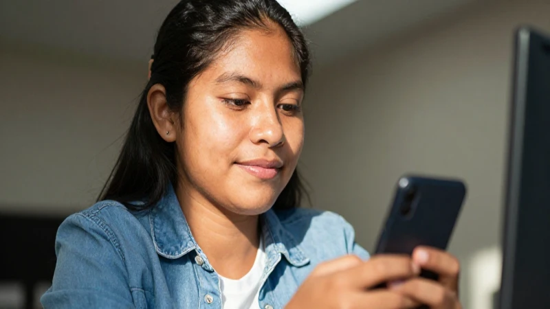 Cómo canjear tus puntos en Banamex con Puntos Premia 3 Mujer mestiza sonríe revisando su teléfono
