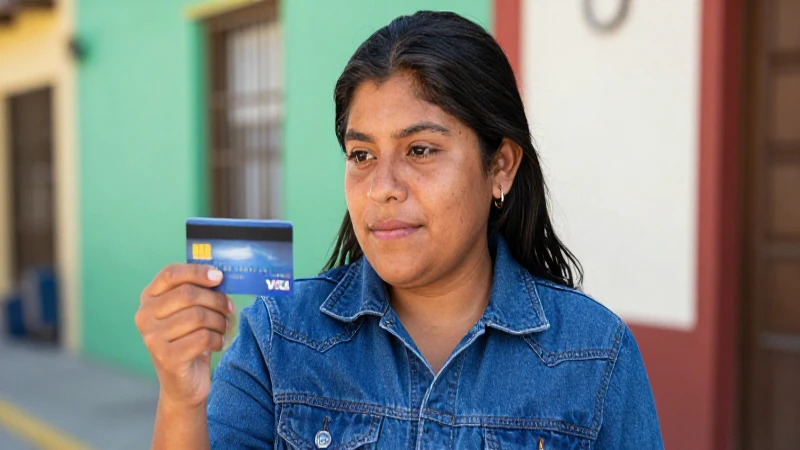 Sabes cuáles son los beneficios de contar con una tarjeta Visa 5 Joven mestiza sonríe bajo luz natural