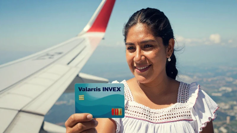 Es recomendable la tarjeta Volaris INVEX para viajar 7 Mujer sonriente, avión, día soleado