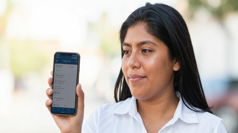 Joven mestiza, iluminada y con Telcel