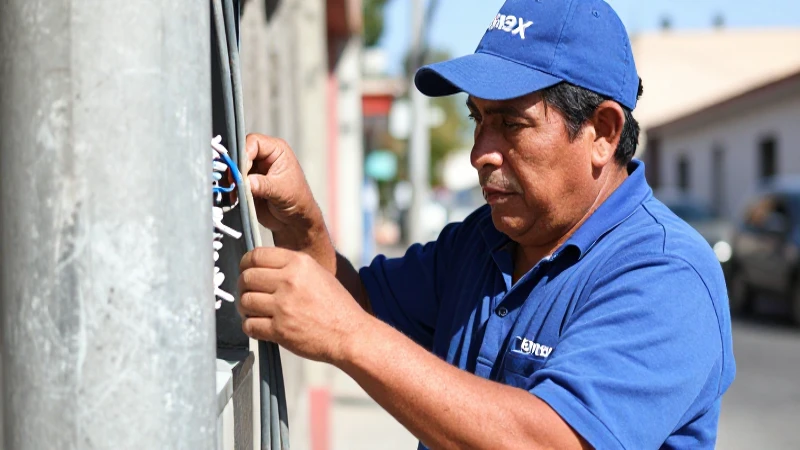 Qué servicios ofrece Telmex en Ayotla, Ixtapaluca 3 Técnico de Telmex instala fibra óptica al sol