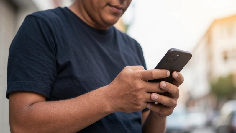 Contacto Telmex en Chihuahua: Números y Horarios 6 Joven mestiza usa el móvil en la ciudad