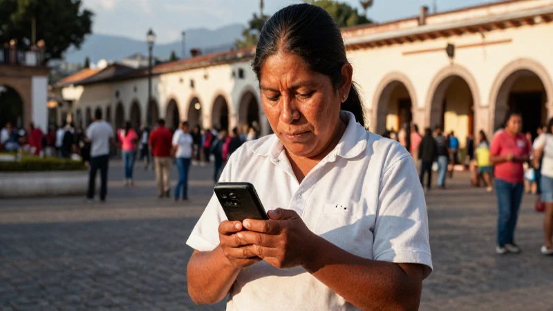 Mujer mestiza en Ocotlán, con luz cálida