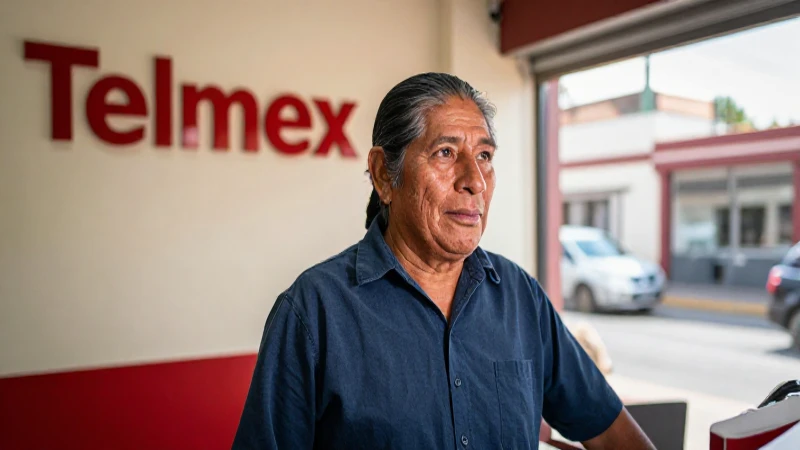 Qué servicios ofrece Telmex en Reynosa, México 3 Persona mestiza en sucursal Telmex iluminada
