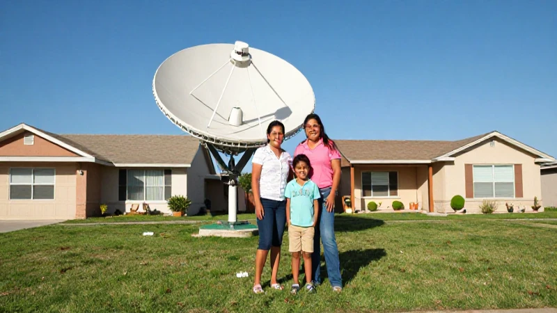Familia mestiza sonríe en un suburbio soleado