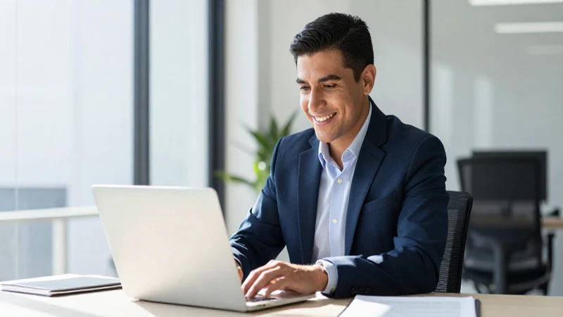 Qué incluyen los paquetes de Telmex para empresas en México 5 Profesional mexicana sonríe en una oficina moderna