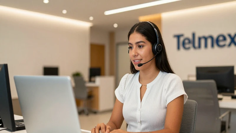 Atención Telmex cálida, moderna y accesible
