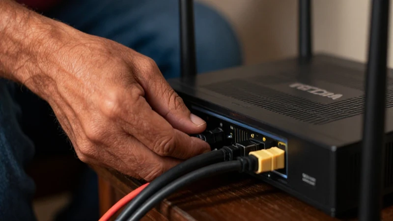 Configuración personalizada de routers Tenda N300 y N301 5 Persona mestiza ajusta cables de router Tenda