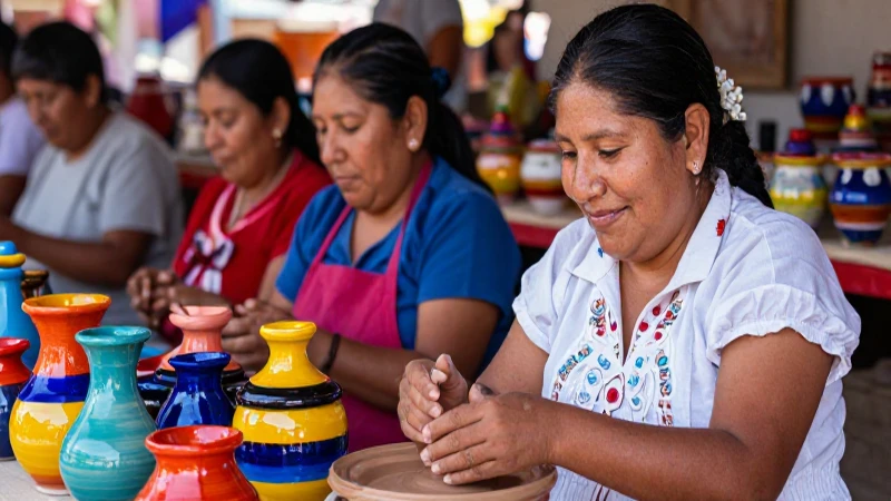 Artesanía mexicana, alegre y llena de vida