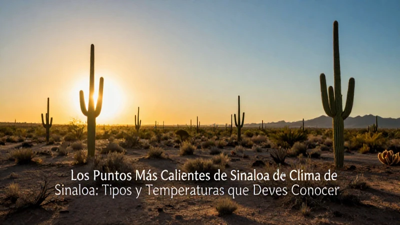 tipos de clima en sinaloa ib