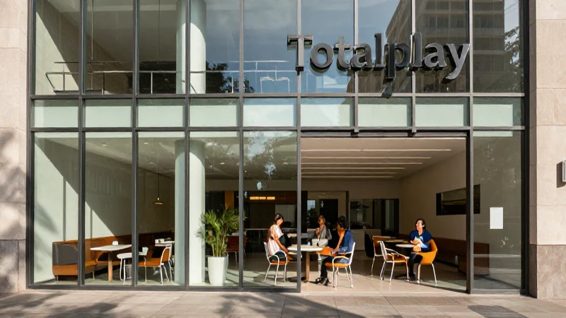 Fachada moderna y luminosa en Totalplay