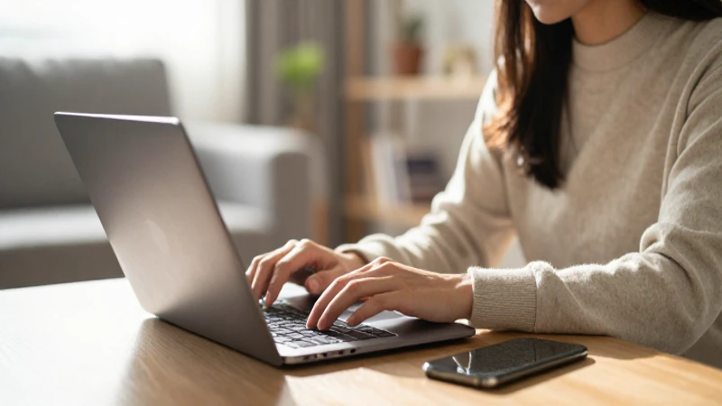 Cómo pagar Totalplay en línea y otros métodos disponibles 4 Mujer usa laptop en sala acogedora