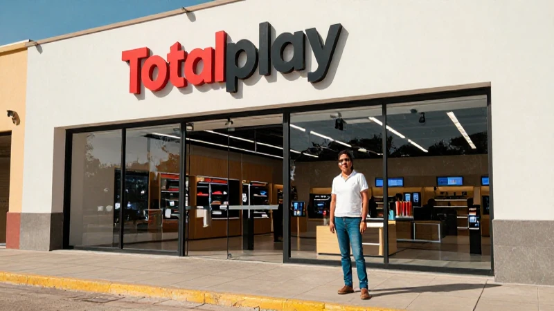 Guía para contratar y pagar Totalplay en Texcoco, México 3 Fachada moderna y vibrante en día soleado