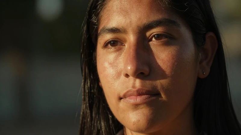Rostro mestizo mexicano, iluminación cinematográfica intensa