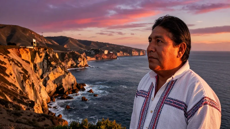 Atardecer dramático en la costa de Baja California