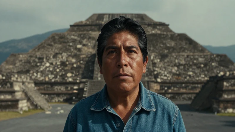 Cultura Teotihuacana: DESCUBRE su UBICACIÓN y MISTERIOS 3 Pirámide de Teotihuacán bajo luz dramática
