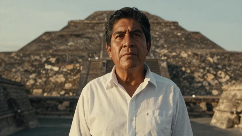 Cultura Teotihuacana: DESCUBRE su UBICACIÓN y MISTERIOS 7 Pirámide de Teotihuacán, arqueólogo, luz dorada