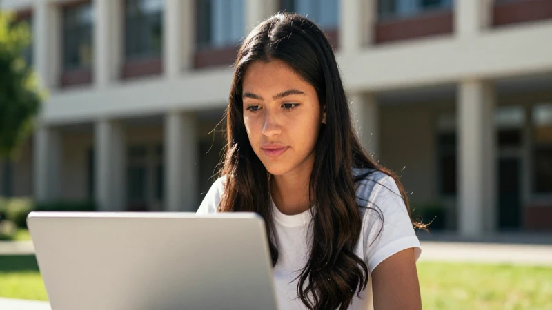 Inscripción y elección de carreras en Universidad AT&T 3 Joven mexicana sonríe bajo la luz cálida