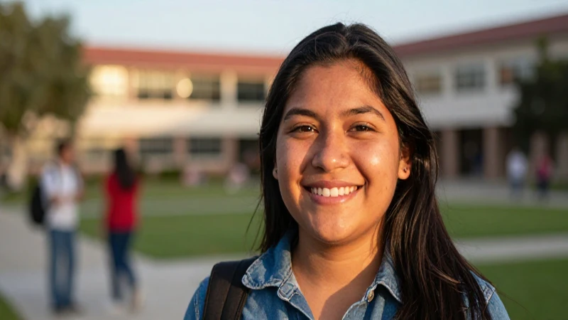 Inscripción y elección de carreras en Universidad AT&T 4 Joven mexicana sonríe bajo luz cálida