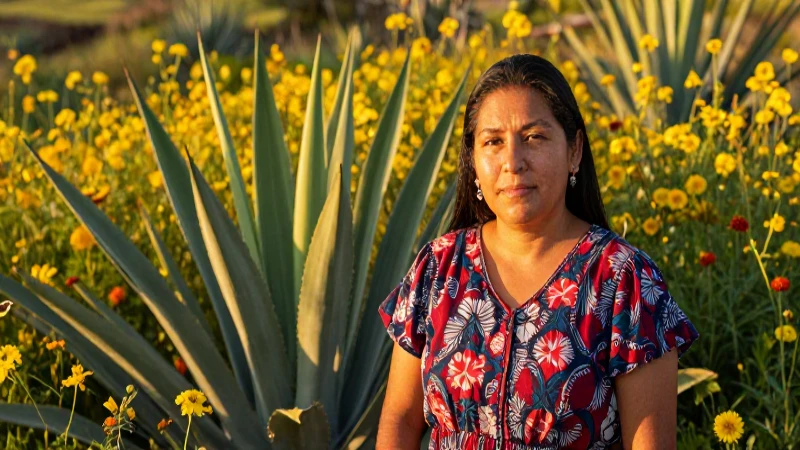 Naturaleza mexicana vibrante y soleada