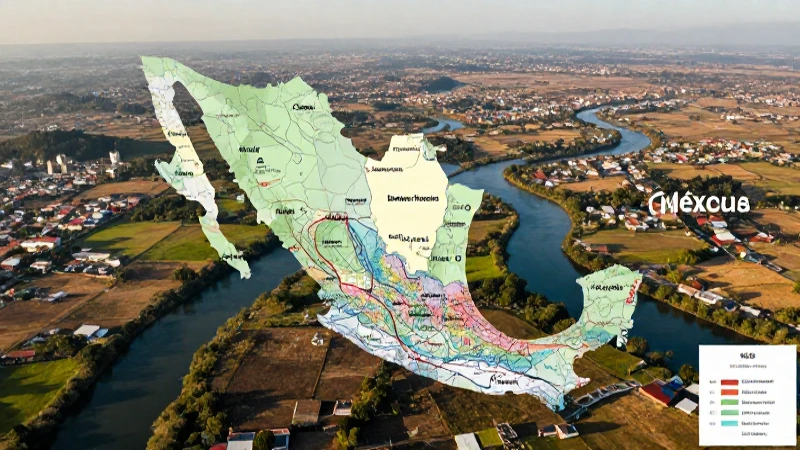 México: paisajes, ríos y mapas detallados