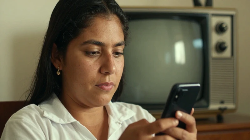 Cuál es el costo de contratar VeTV por 15 días en 2019 5 Joven mestiza observa su smartphone bajo luz cálida