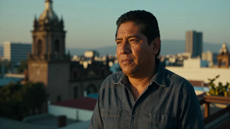 Carita mexicana al atardecer en la Ciudad de México