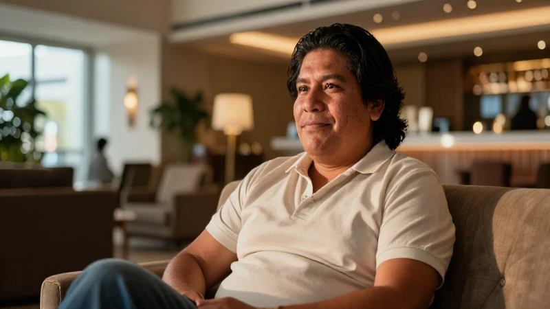 Beneficios de Sala VIP Visa Platinum en Salones Grand Lounge 5 Mexicana, bronceada, relaja en un lujoso lounge