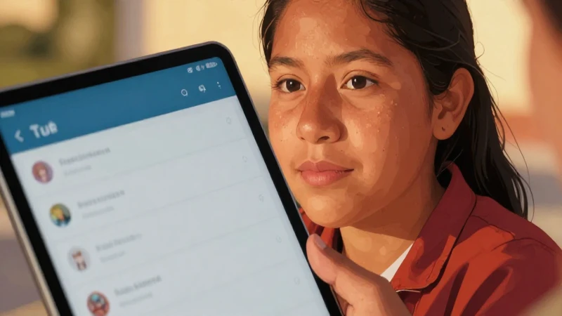 Cómo modificar tu dirección de domicilio en Telcel WiFi 6 Ilustración vibrante de una persona mestiza al atardecer