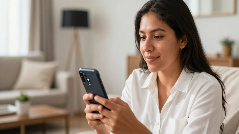 Cómo modificar tu dirección de domicilio en Telcel WiFi 5 Joven mexicana en casa, luz cálida