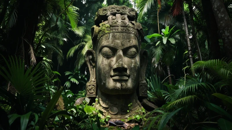 Ruinas antiguas esconden secretos bajo la jungla