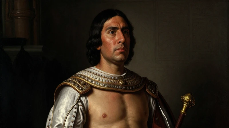 Descubre el Impactante Legado de Xicoténcatl Axayacatzin 2 Retrato barroco de un guerrero mexicano del siglo XVI