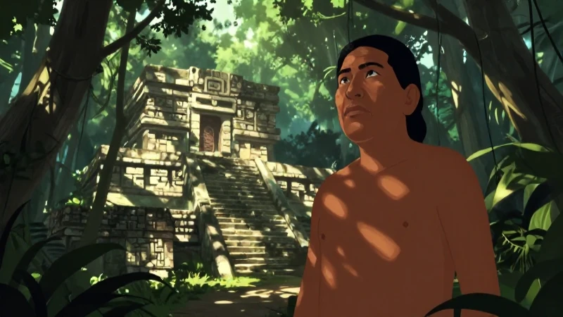Xtabay: ilustración maya mística en selva